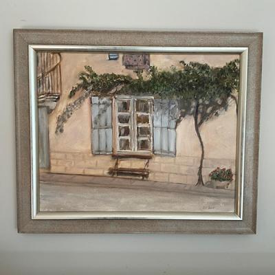 M238 Original Oil On Canvas "Window" By Bill Arant
