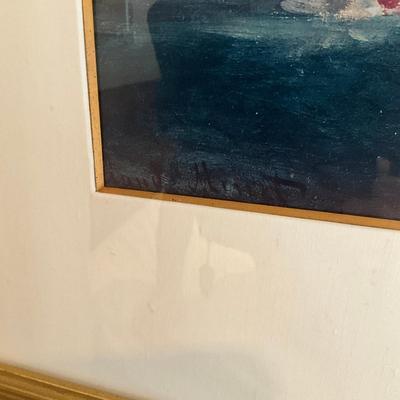 M239 Flande Monet Framed Print "The Artists Garden At Giverny"