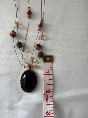 Stone Medallion Necklace