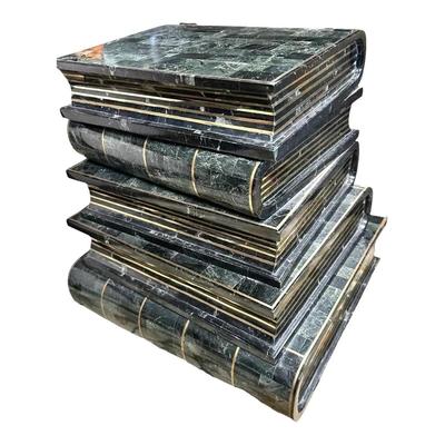 Sale Photo Thumbnail #258: 1970's Maitland Smith Tessellated Marble Book Box Side Table
18.25" x 16.5" x 18.75"
In great condition with minor scratches all over consistent with marble...nothing major.