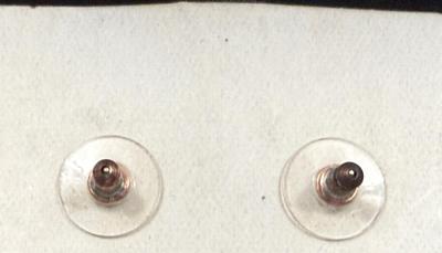 Gold Like Encrusted Type Pierced Earrings