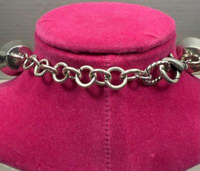 Turquoise and Silver-Like Necklace