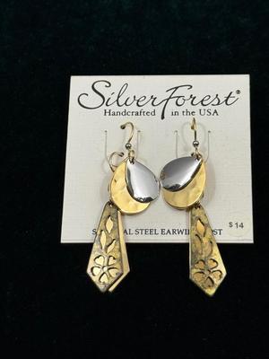 Two Pairs Silver Forrest Earrings “ New”