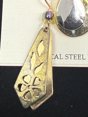 Two Pairs Silver Forrest Earrings “ New”