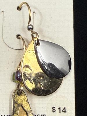 Two Pairs Silver Forrest Earrings “ New”