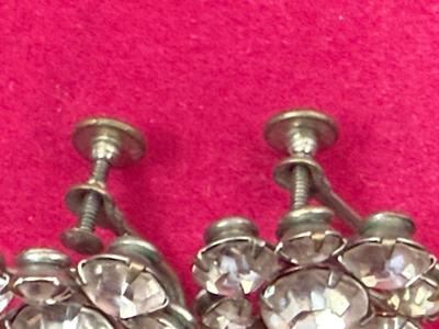 Vintage Rhinestone Earrings