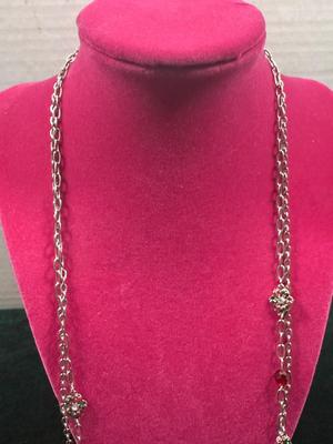 Christmas Themed Rhinestone Necklace