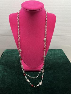 Christmas Themed Rhinestone Necklace