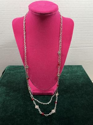 Christmas Themed Rhinestone Necklace