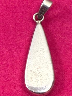 Sterling Silver and Onyx Pendant