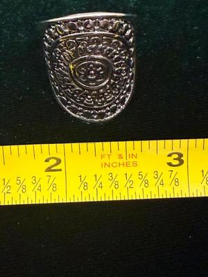 Silver like ring