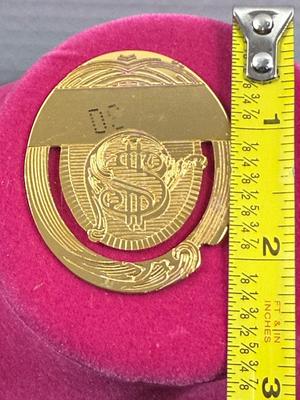 Gold like money clip