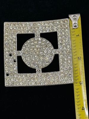Rhinestone Belt Buckle