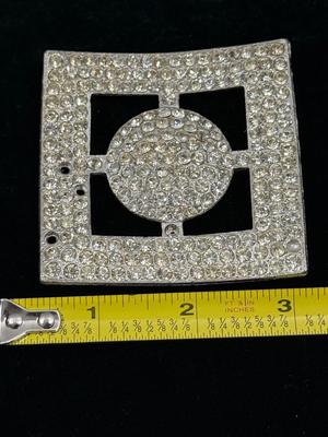 Rhinestone Belt Buckle