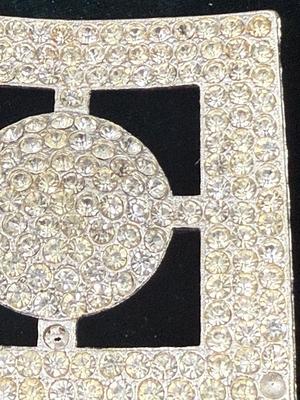 Rhinestone Belt Buckle