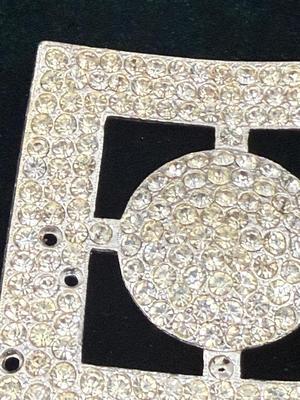 Rhinestone Belt Buckle