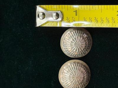 Sterling silver Shell design pierced Earrings