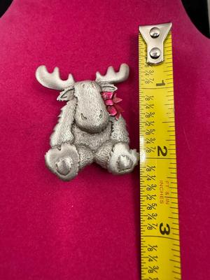 Moose Pewter Pin