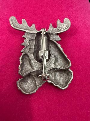 Moose Pewter Pin