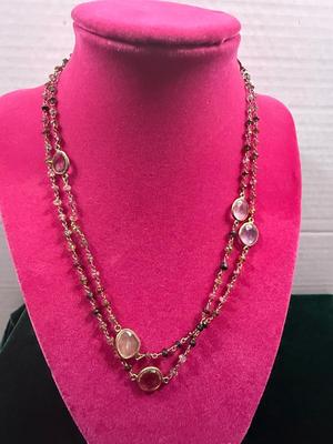 Gold and Rhinestone Necklace