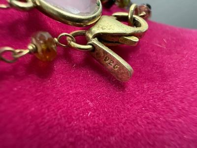 Gold and Rhinestone Necklace