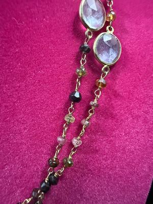 Gold and Rhinestone Necklace