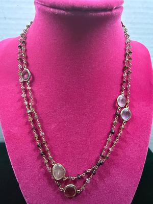 Gold and Rhinestone Necklace