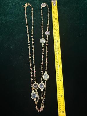 Gold and Rhinestone Necklace