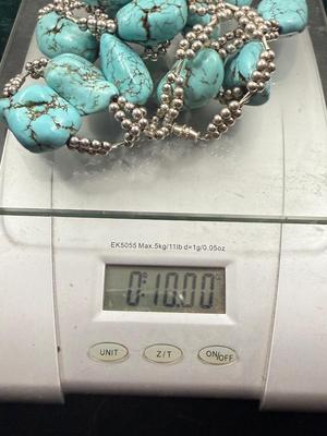 Turquoise Like Stone Necklace
