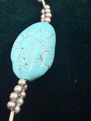 Turquoise Like Stone Necklace
