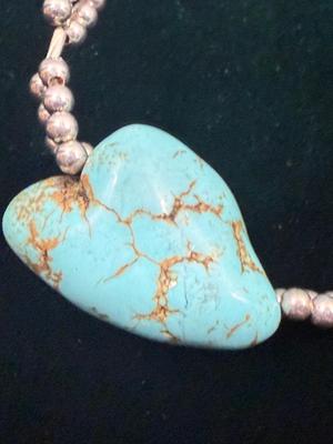 Turquoise Like Stone Necklace