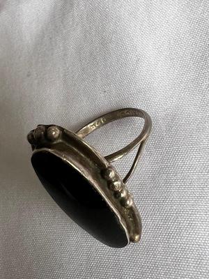 Black Onyx Sterling Silver Ring