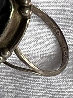 Black Onyx Sterling Silver Ring