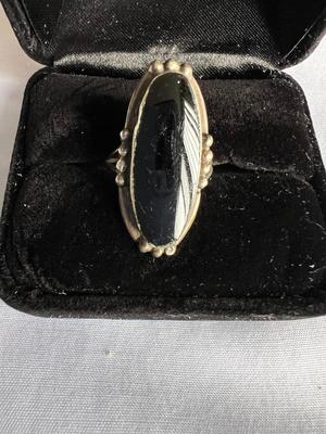 Black Onyx Sterling Silver Ring