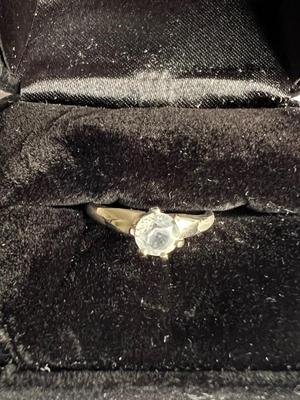 Cubic Zirconia Solitaire Ring