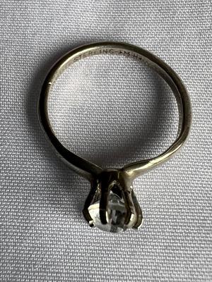 Cubic Zirconia Solitaire Ring