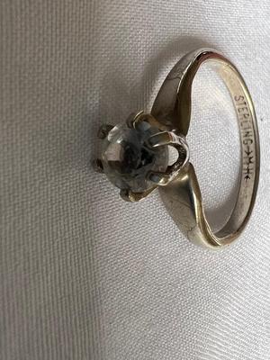 Cubic Zirconia Solitaire Ring