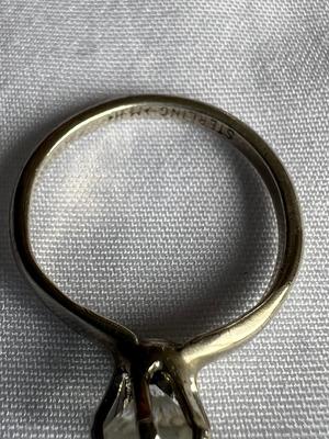 Cubic Zirconia Solitaire Ring