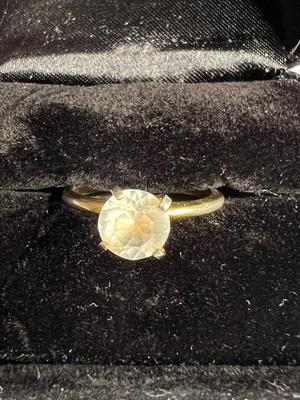 Cubic Zirconia Gold ring