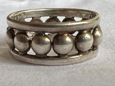 Sterling Silver Bubble Band