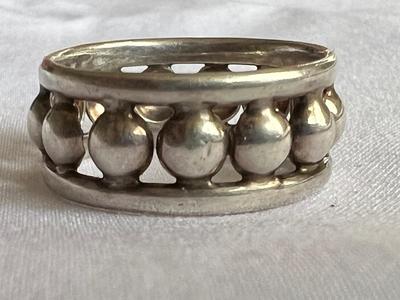 Sterling Silver Bubble Band