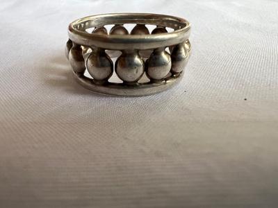 Sterling Silver Bubble Band