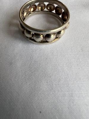 Sterling Silver Bubble Band