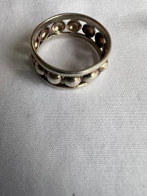 Sterling Silver Bubble Band