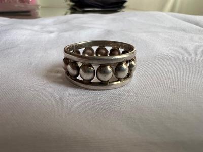 Sterling Silver Bubble Band