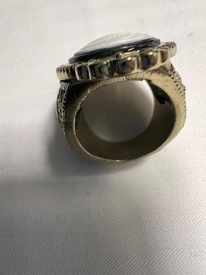 Black & White Cameo Ring