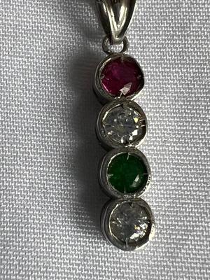 Sterling Silver Birthstone Necklace