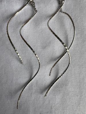 Silver Swurls Earrings