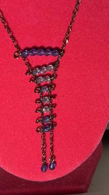 Blue Beaded Necklace