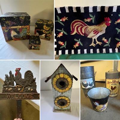 Rooster & Sunflower Decor (BP-BC)